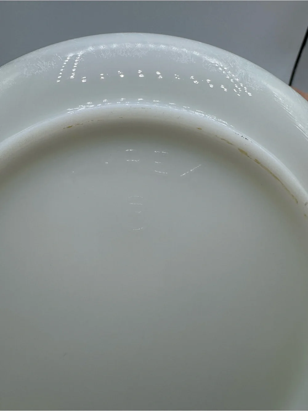 Vintage Pyrex Hamilton Beach Stand Mixer Milk Glass Ribbed Mixing Bowl 8.5